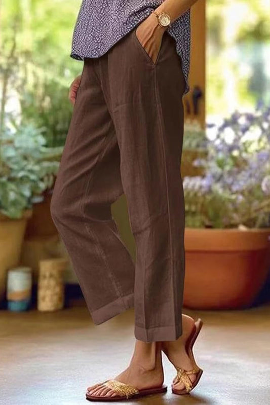 Mandy | Women’s Straight-Leg Summer Trousers