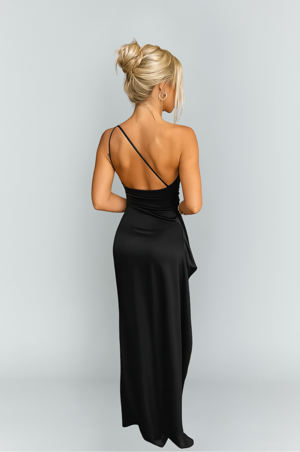 Gillian | Women's Elegant One-Shoulder Maxi Dress