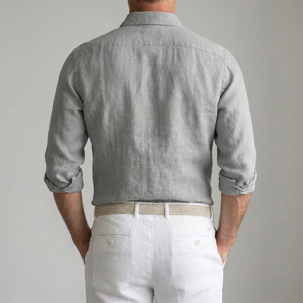 James | Men's Classic Linen Summer Shirt