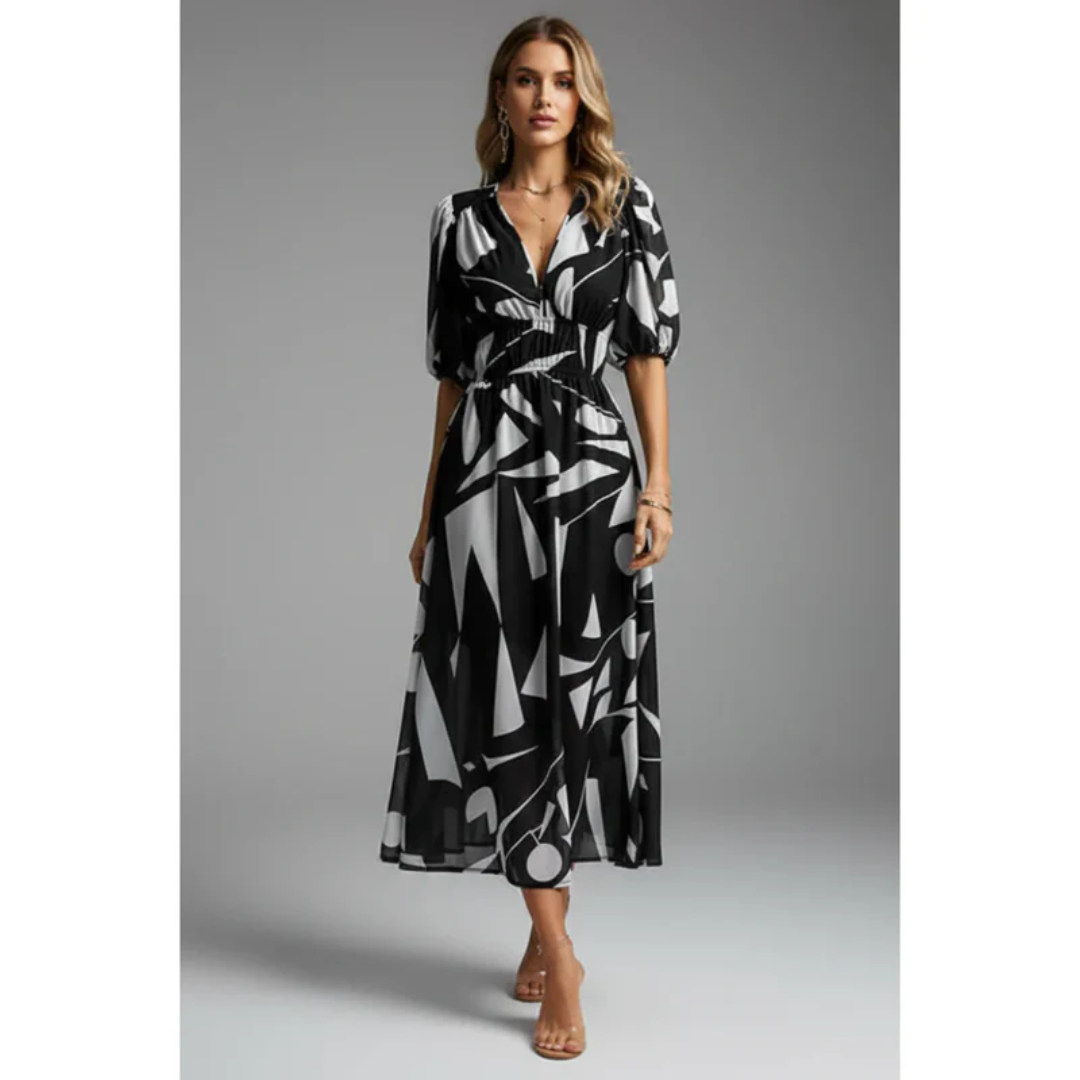 Daleyza | Women's Summer Printed Evening Dress