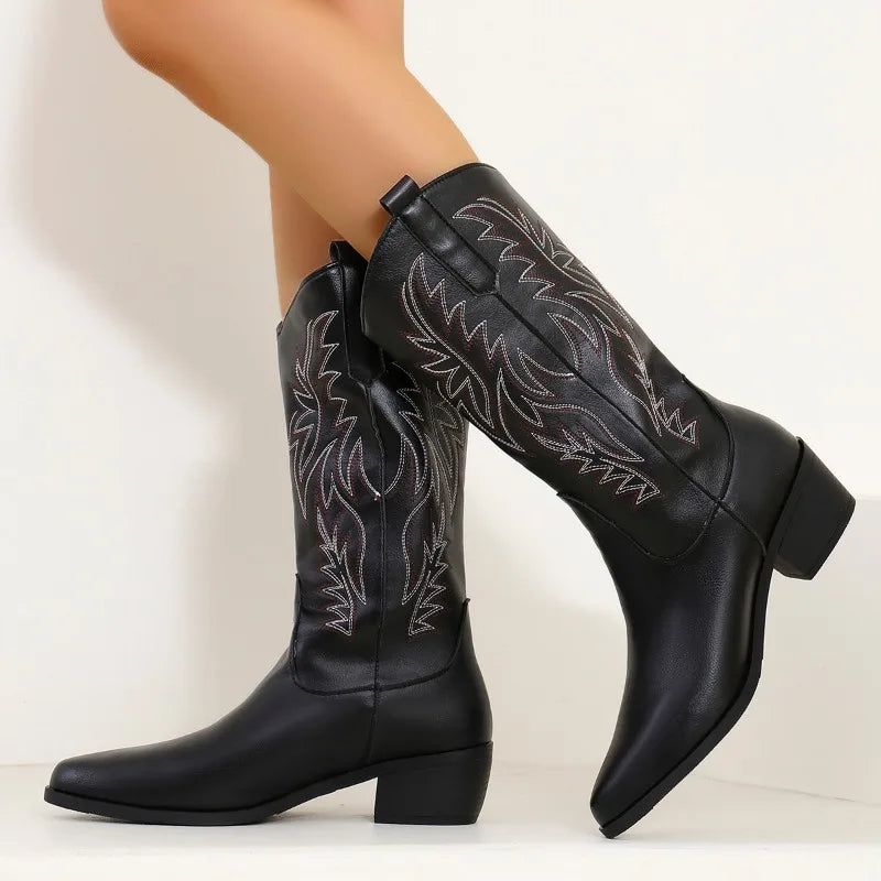 Jacqueline | Women's Embroided Western Cowboy Boots