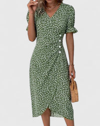 Violet | Women's Summer Floral Wrapped Dress