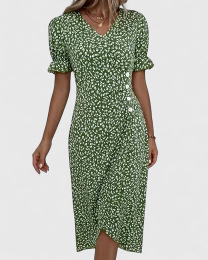 Violet | Women's Summer Floral Wrapped Dress