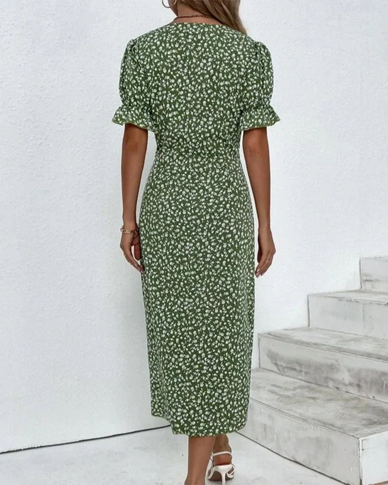 Gitta | Women’s Summer Floral A-line Midi Dress