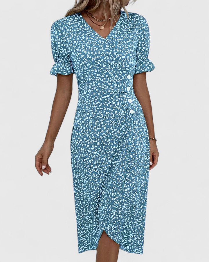 Violet | Women's Summer Floral Wrapped Dress