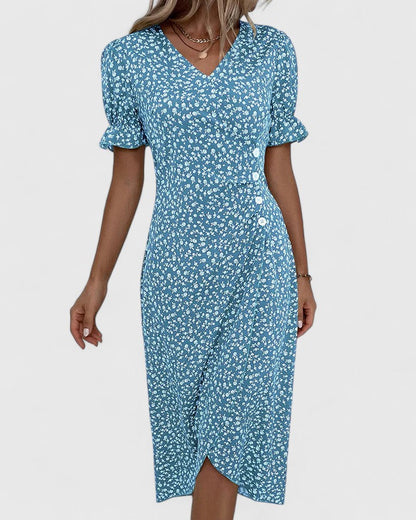 Violet | Women's Summer Floral Wrapped Dress