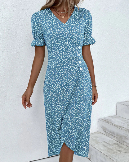Gitta | Women’s Summer Floral A-line Midi Dress