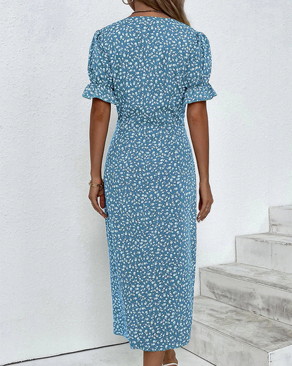 Gitta | Women’s Summer Floral A-line Midi Dress