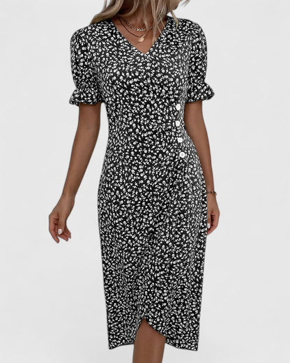 Violet | Women's Summer Floral Wrapped Dress