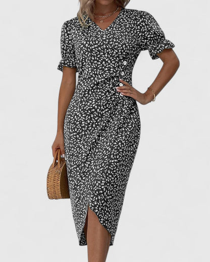 Violet | Women's Summer Floral Wrapped Dress