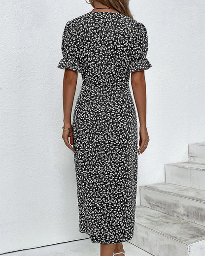 Gitta | Women’s Summer Floral A-line Midi Dress