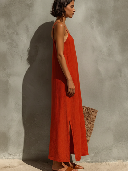 Rachel | Women's Summer Maxi Spaghetti Strap Dress