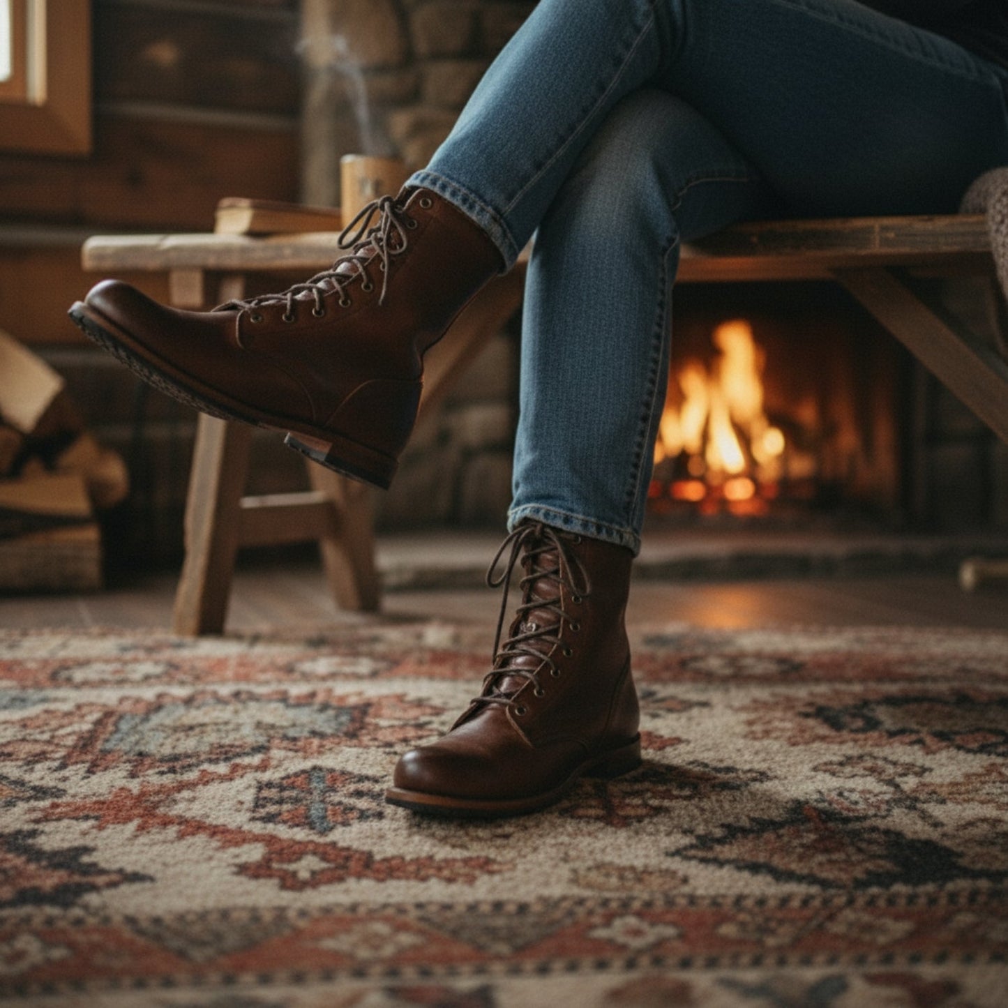 Diana | Women's Casual Lace-Up Ankle Boots