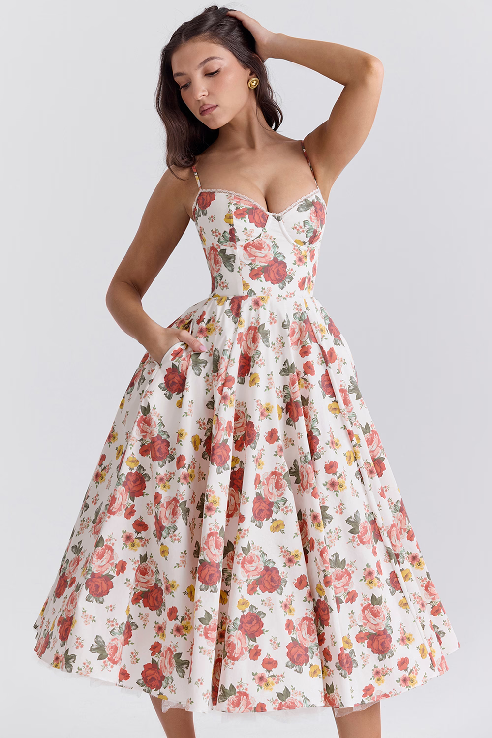 Rike | Women’s Sophisticated Spaghettistrap Wedding Guest Dress