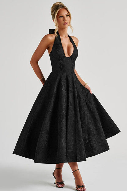 Emily | Women's Elegant A-Line Wedding Guest Dress