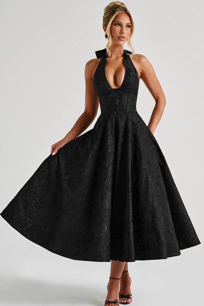 Emily | Women's Elegant A-Line Wedding Guest Dress