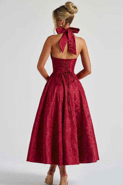 Emily | Women's Elegant A-Line Wedding Guest Dress