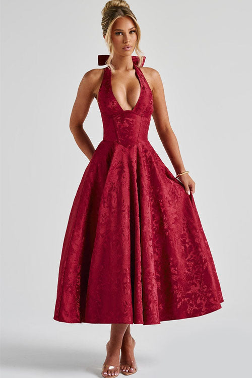 Emily | Women's Elegant A-Line Wedding Guest Dress