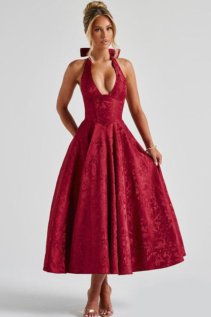 Emily | Women's Elegant A-Line Wedding Guest Dress