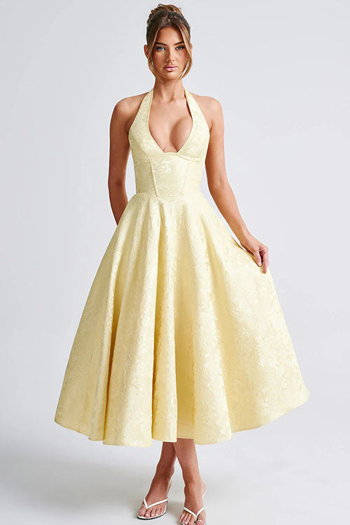 Emily | Women's Elegant A-Line Wedding Guest Dress