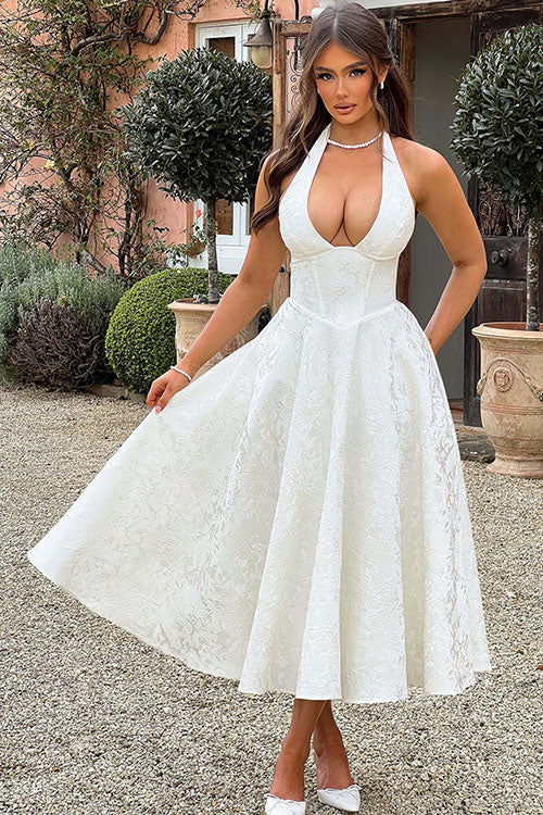 Emily | Women's Elegant A-Line Wedding Guest Dress