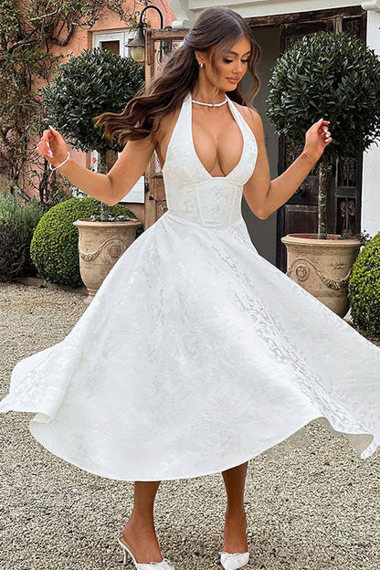 Emily | Women's Elegant A-Line Wedding Guest Dress