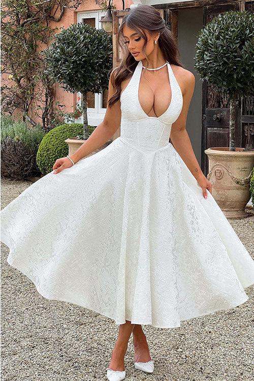 Emily | Women's Elegant A-Line Wedding Guest Dress