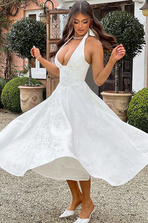 Emily | Women's Elegant A-Line Wedding Guest Dress