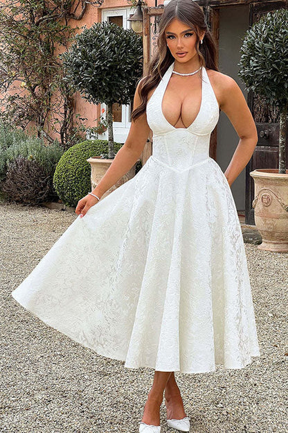 Emily | Women's Elegant A-Line Wedding Guest Dress