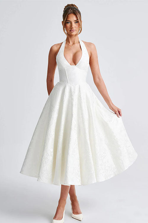 Emily | Women's Elegant A-Line Wedding Guest Dress