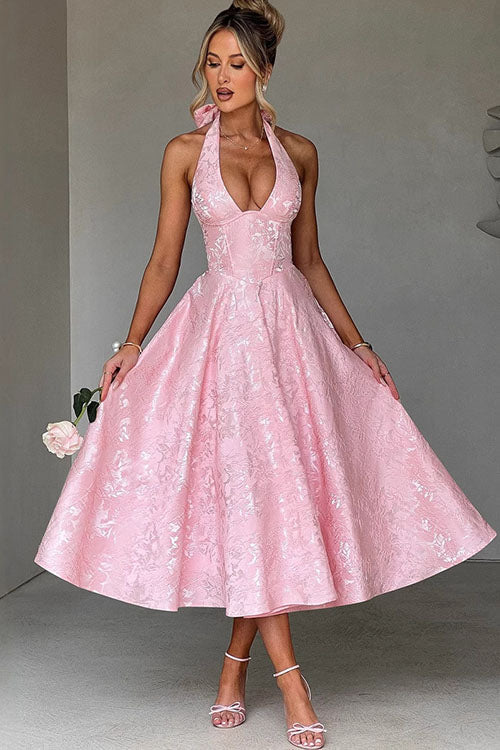 Emily | Women's Elegant A-Line Wedding Guest Dress