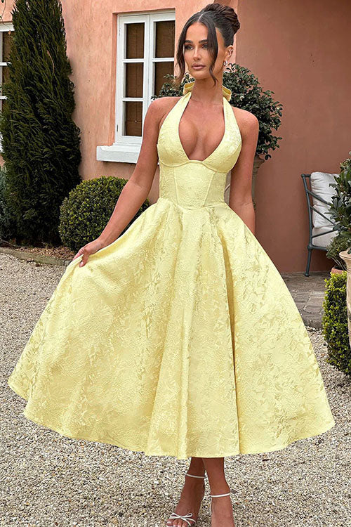 Emily | Women's Elegant A-Line Wedding Guest Dress