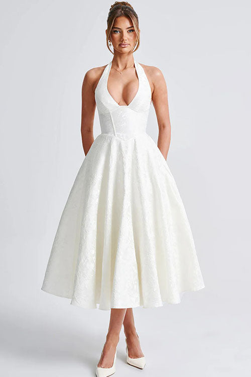Emily | Women's Elegant A-Line Wedding Guest Dress