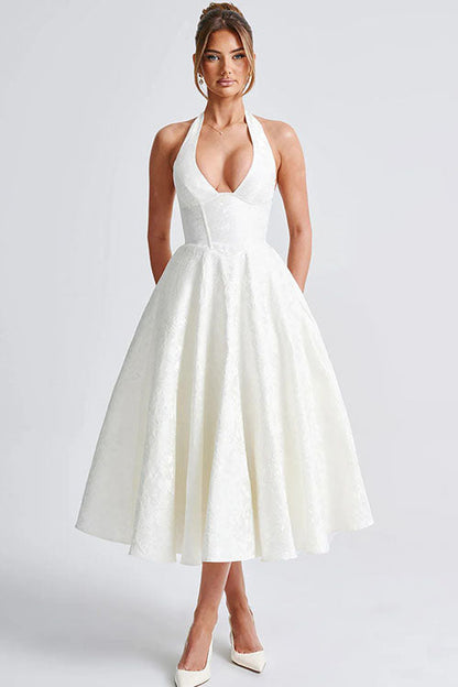 Emily | Women's Elegant A-Line Wedding Guest Dress