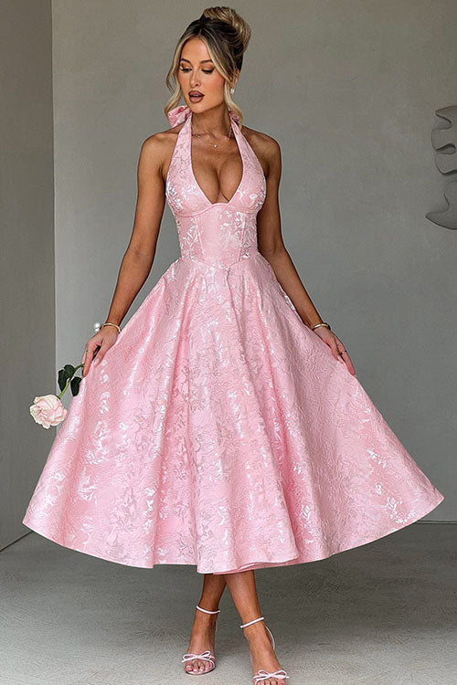 Emily | Women's Elegant A-Line Wedding Guest Dress