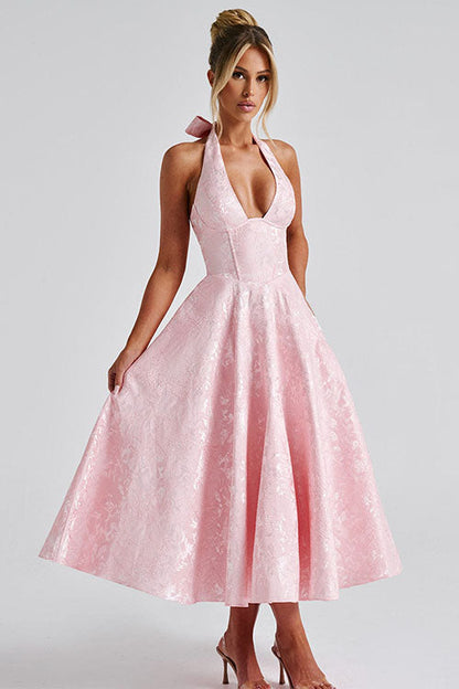 Emily | Women's Elegant A-Line Wedding Guest Dress