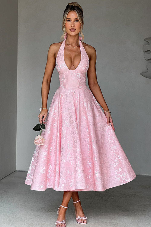 Emily | Women's Elegant A-Line Wedding Guest Dress
