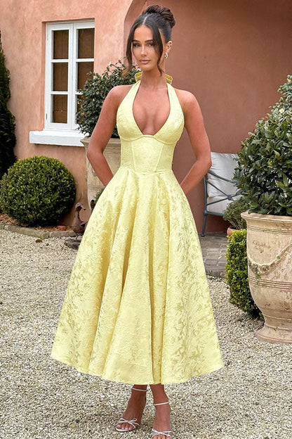 Emily | Women's Elegant A-Line Wedding Guest Dress