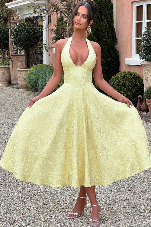 Emily | Women's Elegant A-Line Wedding Guest Dress