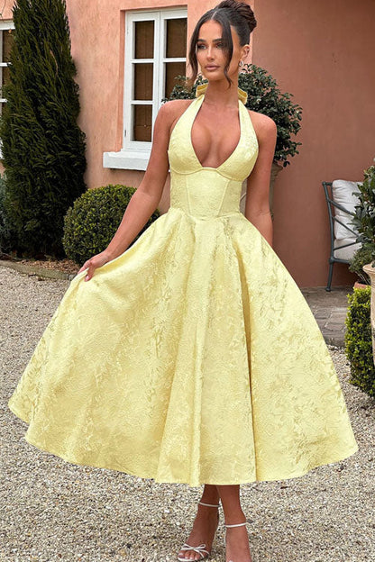 Emily | Women's Elegant A-Line Wedding Guest Dress