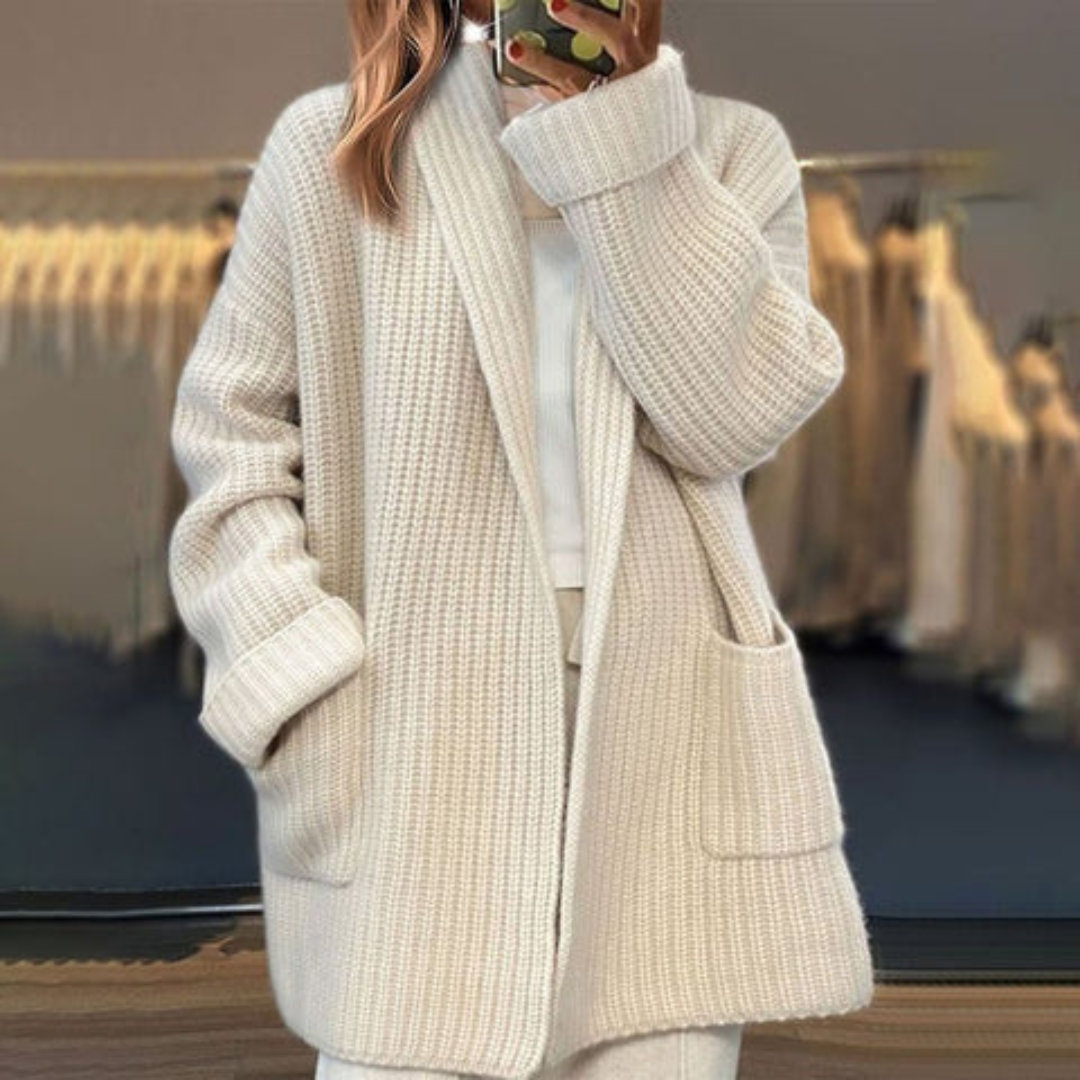 Hania | Women's Casual Open Front Knitted Cardigan