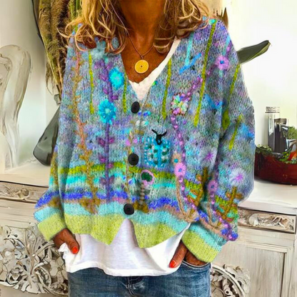 Anie | Women's Casual Knitted Cardigan Jumper