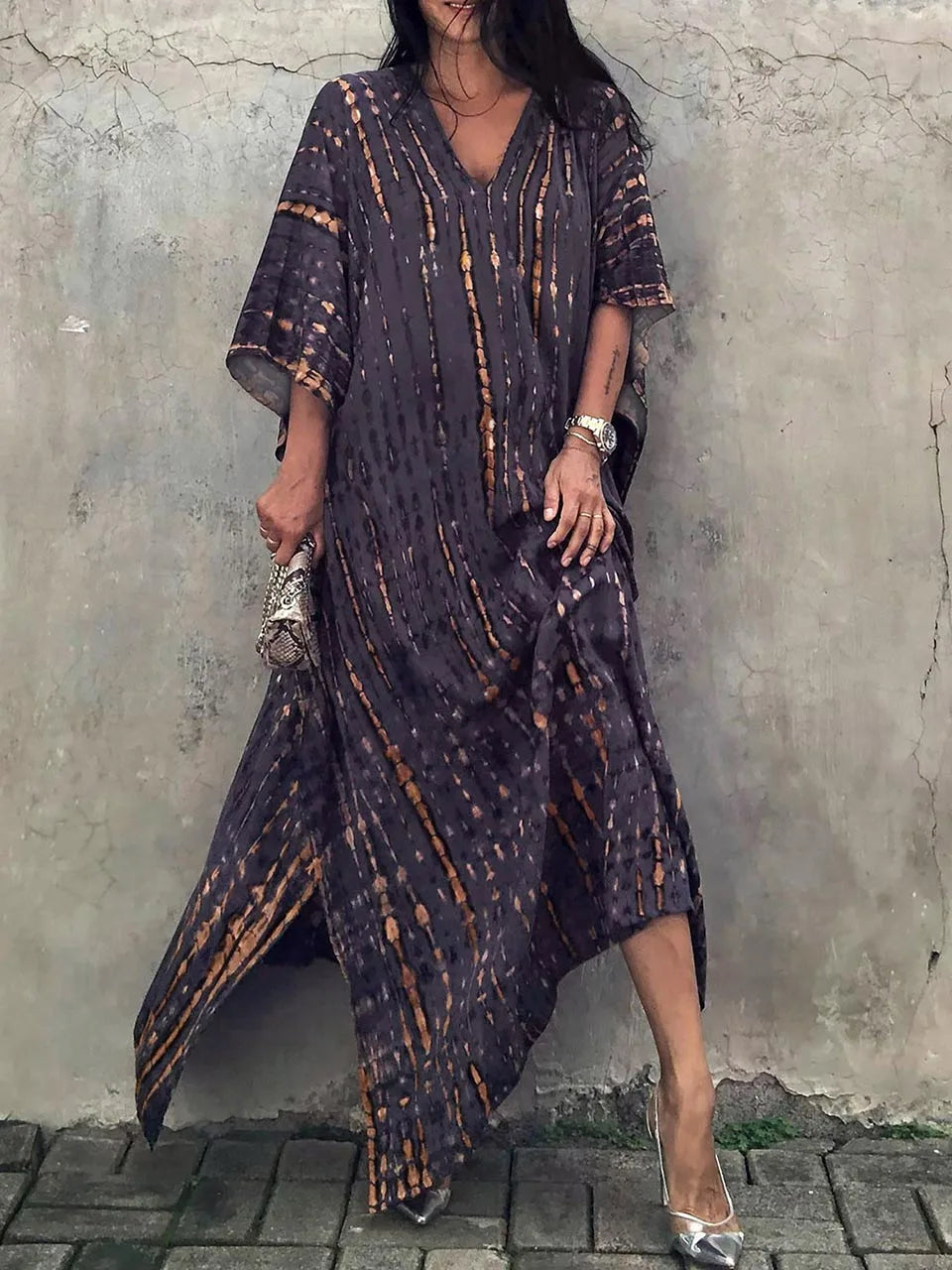 Emma | Women's Relaxed Fit Maxi Kaftan Dress