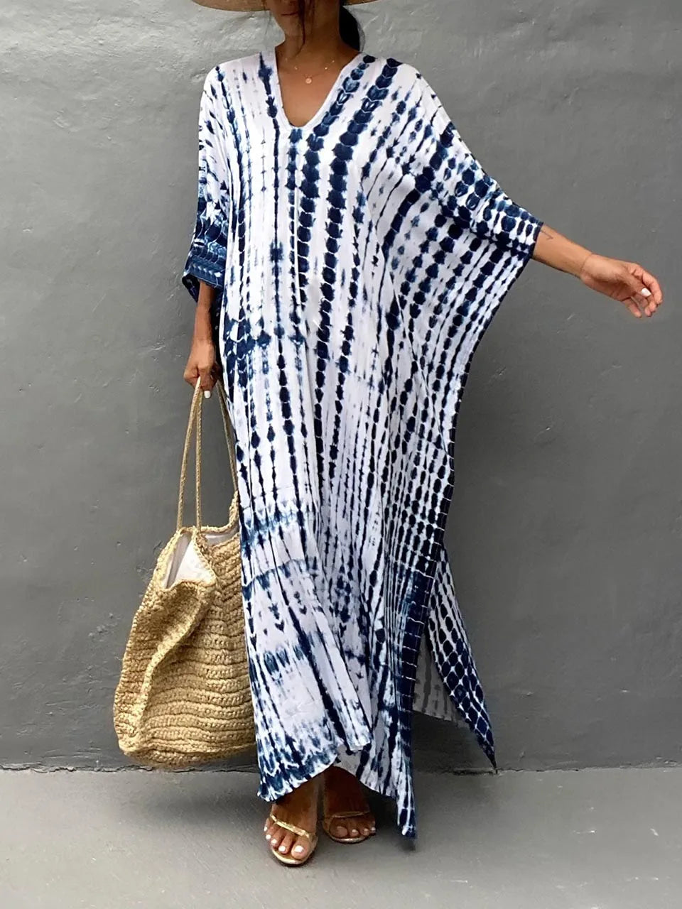 Emma | Women's Relaxed Fit Maxi Kaftan Dress