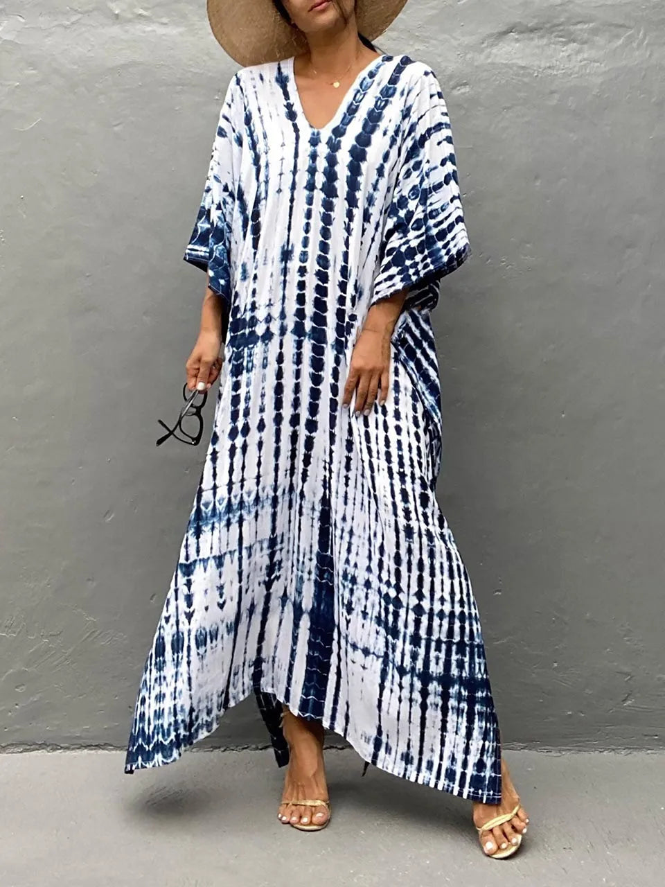 Emma | Women's Relaxed Fit Maxi Kaftan Dress