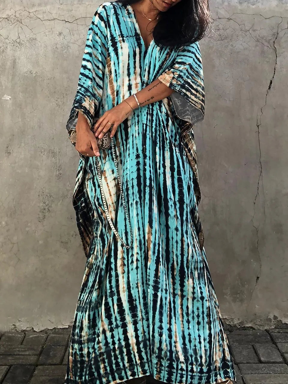 Emma | Women's Relaxed Fit Maxi Kaftan Dress