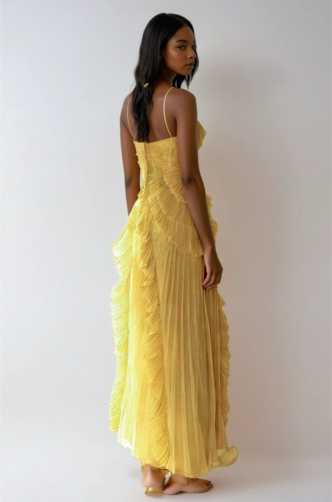 Chloe | Women's Embroidered Halterneck Maxi Dress