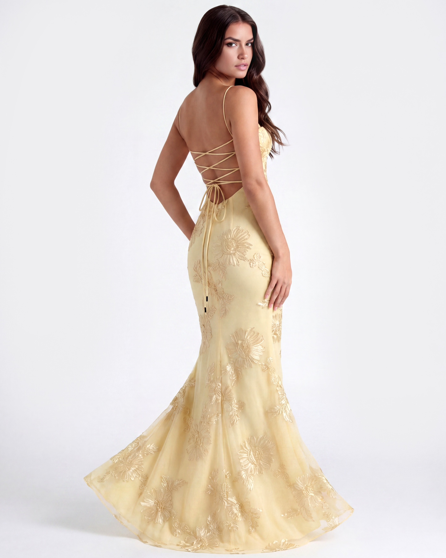 Amelie | Women's Embroided Formal Wedding Guest Dress