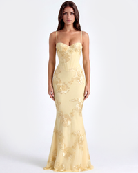 Amelie | Women's Embroided Formal Wedding Guest Dress