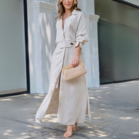 Matilda | Women's Elegant Button Maxi Dress